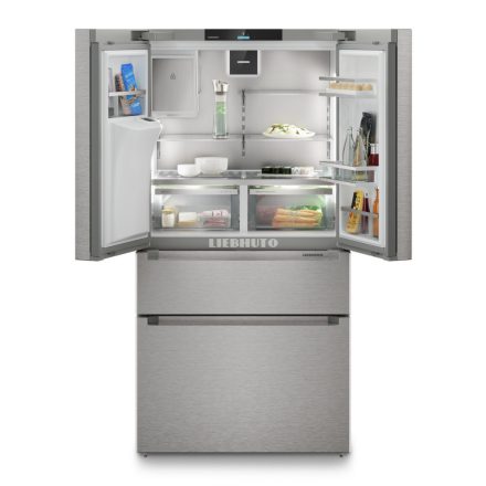 LIEBHERR MBsddi 9558 Prime BioFresh NoFrost Francia ajtós hűtő-fagyasztószekrény 2 fagyasztófiókkal, víz- és jégkockaadagolóval  (MBsddi 9558)